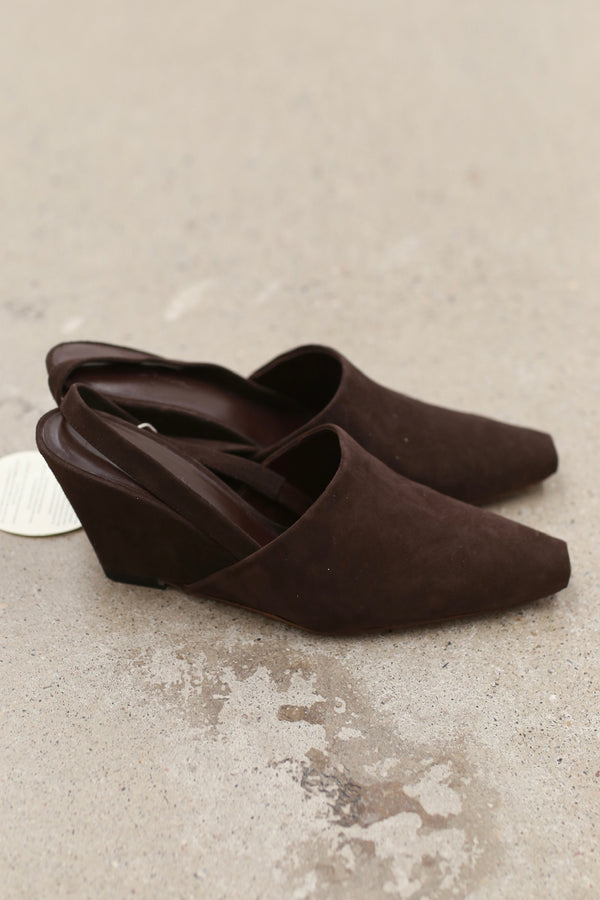 Cortana UMBRA Wedge Sandals CTN-PF25-SC182-DARK BROWN